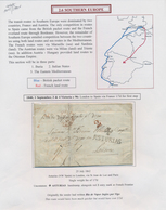 Großbritannien: 1840/1848, "Postal Rates And Routes Great Britain To Spain": 6 Letters Mostly Mounte - Autres & Non Classés