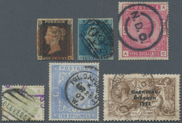 Großbritannien: 1860/1980, Huge Stock Of Mostly Used British Material Starting With A Penny Black.Al - Otros & Sin Clasificación