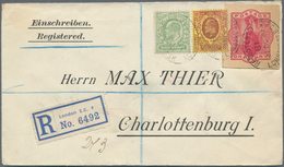 Großbritannien: 1905/1914. Interesting Collection Containing 30 Registered Letters, But One, Each Fr - Andere & Zonder Classificatie