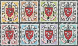 Großbritannien - Isle Of Man - Portomarken: 1973, Coat Of Arms Postage Dues With Imprint '1973' (1st - Isle Of Man