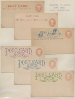 Großbritannien - Ganzsachen: 1870/1951 QV, KEVII, KGV + KGVI Special Postal Stationery Collection Of - 1840 Buste Mulready