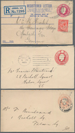 Großbritannien - Ganzsachen: 1901/26 Ca. 45 Postal Stationery Envelopes Incl. Three Registered Envel - 1840 Mulready-Umschläge