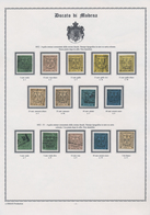 Italien - Altitalienische Staaten: Modena: 1852/1859, Mainly Used Collection Of 29 Stamps On Written - Modène