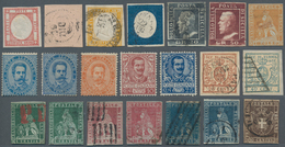 Italien: 1852-1920, Stock Of Classic Issues Italy States To Kingdom, Mint And Used, Including Parma, - Collections