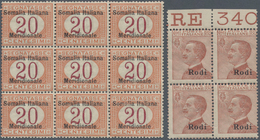 Italien: 1863-1985, Stock Of Early Issues To Modern With Scarce Varieties, Mint And Used, Including - Verzamelingen