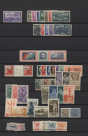 Italien: 1900/1954 (ca.), Italy/area, Mint And Used Assortment Of Better Issues On Stockpages, E.g. - Collections