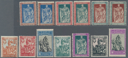 Italien: 1928, 400th Birthday Of The Duke Emanuel Philibert Of Savoy Set Of 13 Incl. Both Perforatio - Colecciones