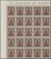 Italien - Lokalausgaben 1944/45 - Guidizzolo: 1945, Revenue Issue For Letter Delivery 10c. Dark Brow - Local And Autonomous Issues