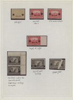 Jugoslawien: 1922, Revaluation Overprints On Charity Issue, Specialised Collection Of 15 Stamps On A - Covers & Documents