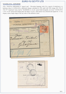 Jugoslawien: 1924/1941, Collection Of 31 Covers/cards (plus Some U/m Material) On Written Up Album P - Cartas & Documentos