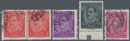 Jugoslawien: 1931/1933, Definitives "King Alexander", Specialised Assortment Of Apprx. 59 Stamps, Sh - Briefe U. Dokumente