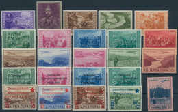 Jugoslawien: 1943/1961, Yugoslavian Area, Mint And Used Lot On Stockcards, Nice Section Italian Occu - Brieven En Documenten