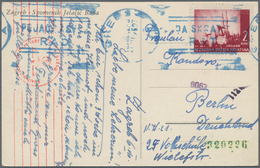 Kroatien: 1941/1943, Assortment Of 22 (mainly Commercial) Covers/cards Incl. Used Stationeries, Incl - Croazia