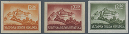 Kroatien: 1941/1944, Definitives "Pictorials", Specialised Mint Assortment Of Apprx. 230 Stamps Show - Kroatië