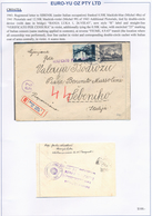 Kroatien: 1943/1944, Collection Of 39 (mainly Commercial) Covers/cards On Written Up Album Pages, In - Kroatië