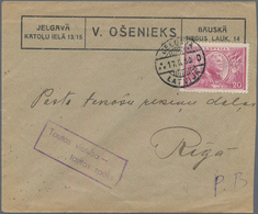 Lettland - Stempel: 1936/1940, SLOGAN MARKS, Collection Of 39 Covers/cards Bearing Clear Strikes Of - Letonia