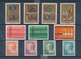 Luxemburg: 1968/71, Complete Year Sets MNH, Mostly Mint Never Hinged And Fine, Some A Bit Toned, Gum - Sonstige & Ohne Zuordnung