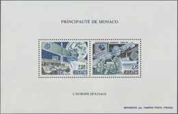 Monaco: 1991, Cept "Space", Bloc Speciaux Perforated, 47 Pieces Mint Never Hinged. Maury BS14 (47), - Oblitérés