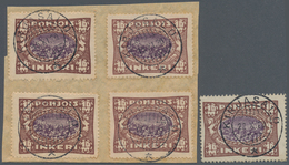 Nordingermanland: 1920, Definitive Issue 10m. ‚Harvesters‘ Loose Or Affixed To Paper Cancelled Per F - Emisiones Locales