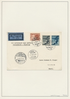 Österreich: 1923/1938, Saubere Und Vielseitige Sammlung Von Ca. 109 Briefen Und Karten, Sauber Im Ri - Collections