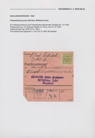 Österreich: 1945/1948, POSTANWEISUNGEN, Hochwertige Partie Mit 17 Postanweisungen, Alle Mit Frankatu - Verzamelingen