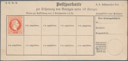 Österreich - Ganzsachen: 1883/1902 Zehn Ungebrauchte Postsparkarten Ab SK 17I Bis Zur Ausgabe In Hel - Otros & Sin Clasificación