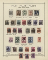 Polen: 1918/1973, Mint And Used Collection On Album Pages With Main Value In The Pre-1950 Period, Sh - Lettres & Documents