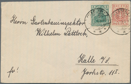 Polen - Besonderheiten: 1919/1920, Attractive Group Of 7 Covers/cards With MIXED FRANKING Germany + - Autres & Non Classés