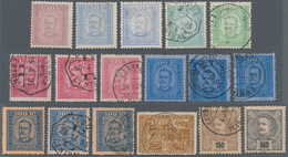 Portugal: 1892/1910 (ca.), Accumulation On 70 Well Filled Large Stockcards Of The King Carlos I. Iss - Other & Unclassified