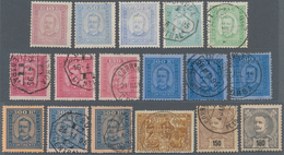 Portugal: 1892/1910 (ca.), Accumulation On 70 Well Filled Large Stockcards Of The King Carlos I. Iss - Altri & Non Classificati