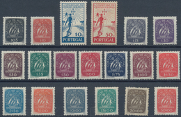 Portugal: 1943, Ten Complete Year Sets Mostly Mint Mounted, A Few Stamps Even Mint Never Hinged. (Mi - Other & Unclassified