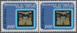 Portugal: 1972, 200 Years City Of Pinhel 1esc. (coat Of Arms) Perf. 12 X 12½ In A Lot With 11 Stamps - Sonstige & Ohne Zuordnung