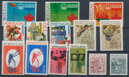 Portugal: 1976, Sets Without The Souvenir Sheets Per 175 MNH. Every Year Set Is Separately Sorted On - Other & Unclassified