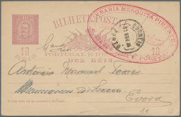 Portugal - Ganzsachen: 1885/1915 (ca.), Compilation Of More Than 100 Used And Unused Stationery Card - Postal Stationery