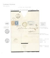 Rumänien: 1861-66, "Two Folded Envelopes From Ismail-Tulscha & Sulina" : 1866 Folded Envelope Bearin - Gebraucht