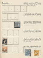 Rumänien: 1862/1946, Sammlung In 4 Sprechenden Behrensalben Mit Verschiedenen Ausgaben. Gesammelt Wu - Gebruikt