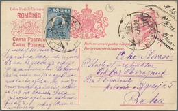 Rumänien - Ganzsachen: 1873/1964 Accumulation Of Ca. 150 Unused And Used Postal Stationery Cards, Wr - Enteros Postales