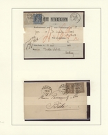 Schweiz: 1862-1881 SITZENDE HELVETIA: Spezialsammlung Von Rund 300 Gestempelten Marken Und 35 Belege - Collections