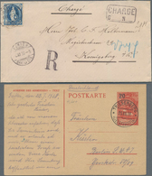 Schweiz: 1870er-1930er Jahre: Posten Mit Rund 50 Belegen, Meist Ganzsachen (wenige Ungebraucht), Mei - Verzamelingen