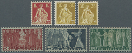 Schweiz: 1908-38, Lot Mit 13 Ungebrauchten Franken-Werten, Dabei 1908 1 Fr. Und Zweimal 3 Fr. (glatt - Verzamelingen