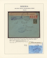 Serbien - Besonderheiten: 1917/1918, Military Mail At The Salonica Front, Assortment Of Ten Entires - Serbie