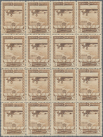 Spanien: 1929, Airmail Issue 5c. Pale Brown Showing Airplane 'Spirit Of St. Louis' In A Lot With Abo - Cartas & Documentos