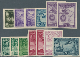 Spanien: 1930, Ibero-American Exhibition In Sevilla Large Lot With About 500 Airmail Stamps In 13 Di - Cartas & Documentos