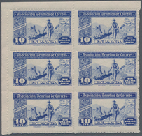 Spanien: 1930/1945 (ca.), Unusual Large Accumulation BACK OF THE BOOK ISSUES Mostly On Stockcards In - Covers & Documents