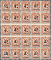 Spanien: 1938, Numeral Issue 2c. Red-brown ‚Republica Espanola‘ Surcharged ‚45 Centimos‘ In A Lot Wi - Covers & Documents