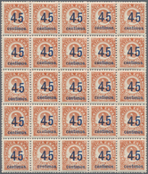 Spanien: 1938, Numeral Issue 2c. Red-brown ‚Republica Espanola‘ Surcharged ‚45 Centimos‘ In A Lot Wi - Briefe U. Dokumente