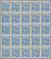 Spanien: 1944, Millenium Of Castile 75c. Blue ‚coat Of Arms Of Avila‘ In A Lot With About 1.200 Stam - Lettres & Documents