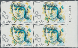 Spanien: 1988, Prominent Woman 20pta. ‚Maria De Maeztu‘ In A Lot With About 250 Stamps All With ERRO - Brieven En Documenten