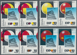 Spanien: 1989, EXPO '92 Sevilla 8+5pta. 'Cristal Palace London' In A Lot With Approx. 1.000 (!) Stam - Covers & Documents