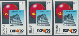 Spanien: 1989, EXPO '92 Sevilla 8+5pta. 'Cristal Palace London' In A Lot With Approx. 270 Stamps All - Cartas & Documentos